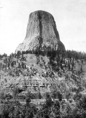 Devil's Tower, c. 1900, US Geological Survey, Photographer: N. Dalton